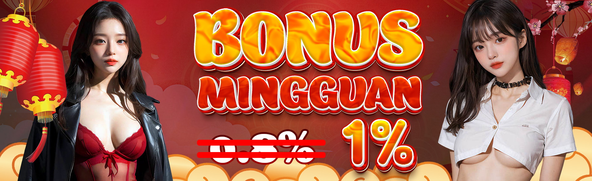 Bonus Mingguan 1% Cina788